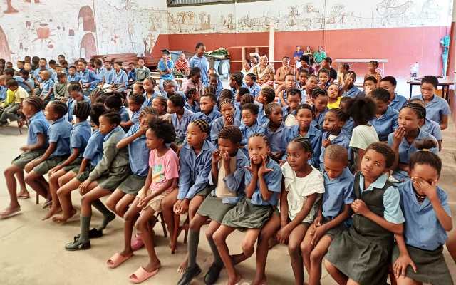 Verabschiedung der Ombili-Kindergartenkinder in die Schule 